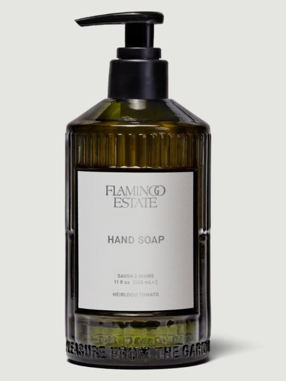 FLAMINGO ESTATE Heirloom Tomoato Scented Hand Soap 11fl. oz. Glass Bottle NIB